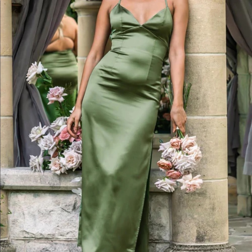 Sage Green Dress